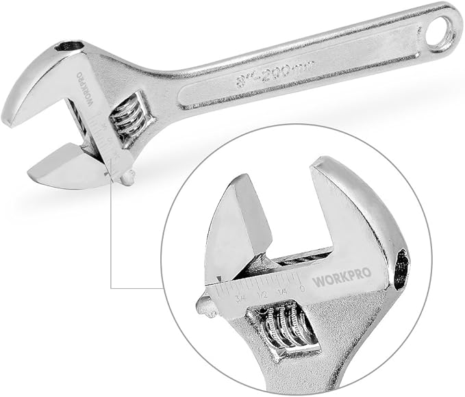 WORKPRO Pliers Set 4-piece Locking Plier Slip-joint Plier Groove Joint Pliers and Adjustable Wrench Home Maintenance Tool Kit