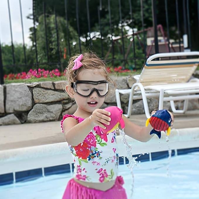 COMLZD Kids Safety Goggles, Safety Glasses For Kids, Kids Sports Goggles Science Lab Eye Protection Resistant Lens Anti-fog…