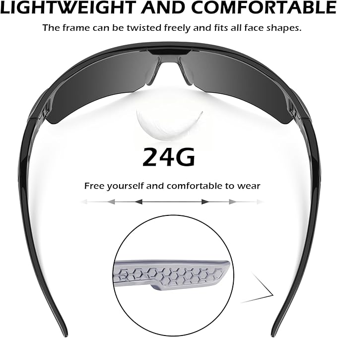 OXG 12 Pack Safety Glasses for Men Women, ANSI Z87.1 Safety Goggles Impact Resistant Protective Eyewear for Work, Outdoor