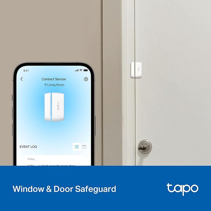 Tapo Door Sensor Starter KIT, Matter Compatible, 3X Smart Door Window Contact Sensor and 1x Smart Hub with Built-in Chime, Smart Automation, Real-Time Notification, T31 KIT
