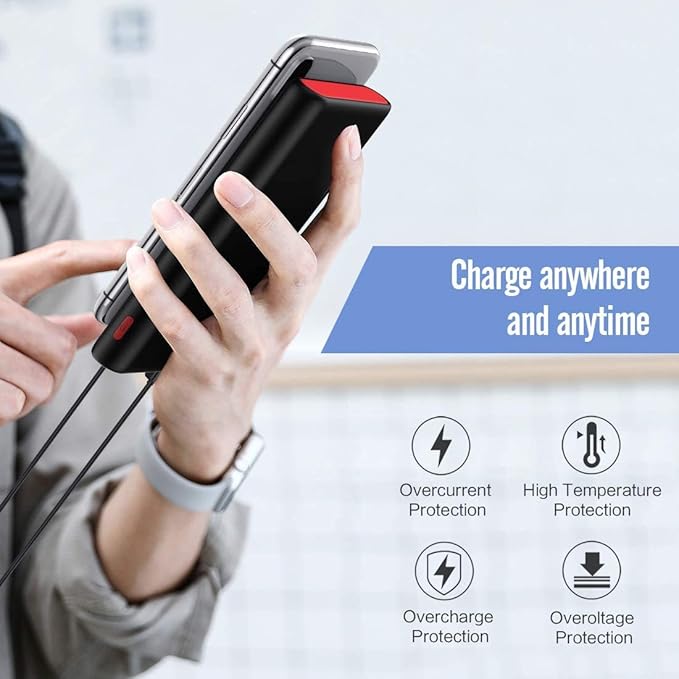 Portable Charger Power Bank 25,800mAh, 5V/3A USB C in&Out Fast Phone Charging with Intelligent Smart IC,3 USB Port External Cell Phone Battery Pack Compatible with iPhone 16 15 14,Galaxy,Android etc