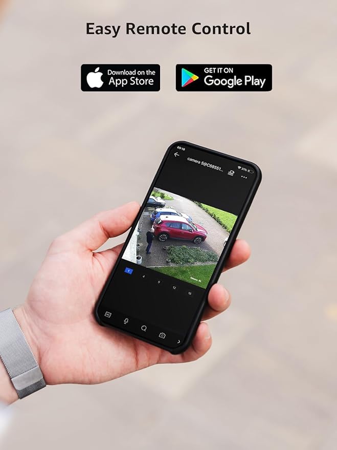 ANNKE C800 2Pack 4K Ultra HD PoE Camera AI Human Vehicle Detection, 8MP Outdoor Turret Cam with Audio, 4.0mm Lens Wide Angle, Spotlight Color Night Vision, Up to 512GB TF Card