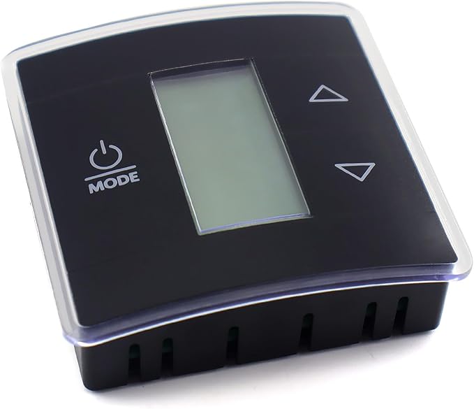 3316250.712 RV Single Zone Wall Thermostat Replacement for Dometic for RV/Camper Conditioners, Blue Backlight LCD Display, Black 3-Wire