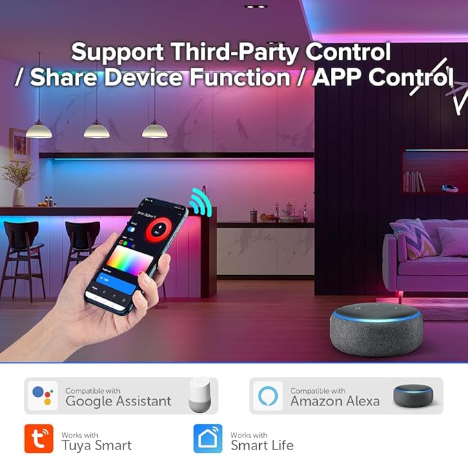 BTF-LIGHTING Tuya Zigbee 3.0 C04Z Controller Support RGBW Color 5pin (+V R G B W) PWM LED Strip Bulb Compatible with Echo Plus/4th Gen Tuya Gateway DC5V/DC12V/DC24V Max 15A