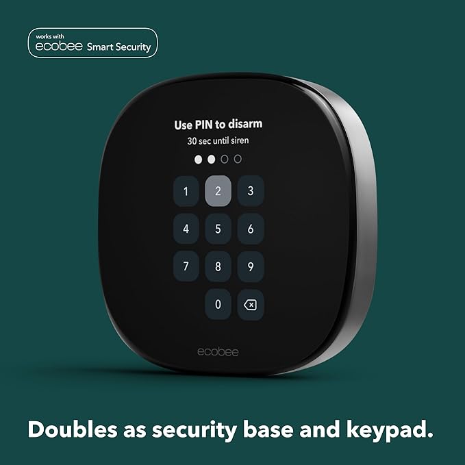 ecobee Total Security and Savings Bundle with Smart Doorbell Camera (Wired), SmartSensor for Doors and Windows, and Smart Thermostat Premium