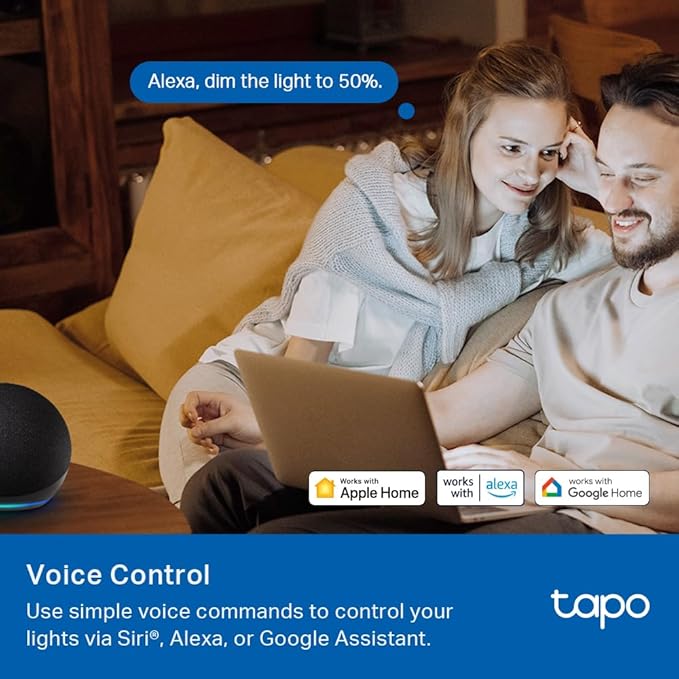 TP-Link Tapo Smart 3 Way Dimmer Switch KIT, Matter Compatible, Energy Monitoring, Neutral Wire Required, Works with Alexa, Siri, Google Home, SmartThings, UL Certified, 2.4GHZ Wi-Fi, Tapo S515D KIT