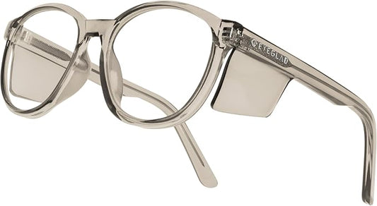 VETRA Omega Z87+ Safety Glasses UV400 Side Shield Anti-Oil Coating CP Frame Eyewear