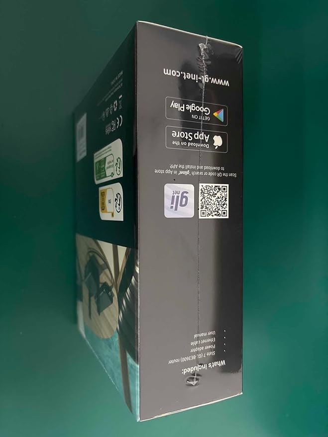 GL.iNet GL-BE3600 (Slate 7) Portable Travel Router, Pocket Dual-Band Wi-Fi 7, 2.5G Router, Portable VPN Routers WiFi for Travel, Public Computer Routers, Business Trip, Moblie/RV/Cruise/Plane