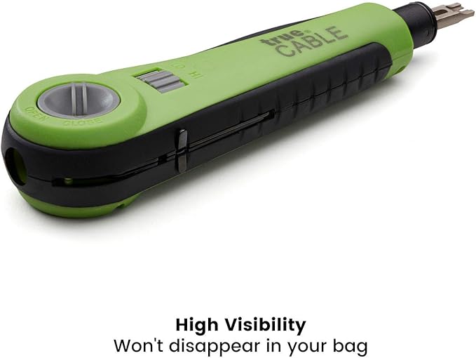 trueCABLE Impact Punch Down Tool With Blade for 110 IDC, Keystone Jacks and Patch Panels, trueIMPACT