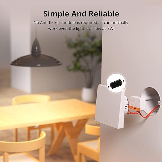 SONOFF ZBMINIL2 Extreme Zigbee Smart Light Switch (2 Way), Works with Alexa, SmartThings Hub, Google Home&SONOFF ZBBridge-P, ZigBee Hub Required, No Neutral Required