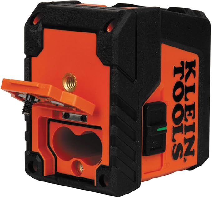 Klein Tools 93MCLG Self-Leveling Laser Level, Mini Cross-Line Level, Leveling Alignment Tool, Bright Green Horizontal and Vertical Lines