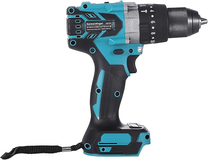1300 In-lb(150N.m) Brushless Cordless Impact Drill for Makita 18V Battery, 1/2'' Hammer Drill,2 Speed Electric Impact Driver with 21-Torque Setting