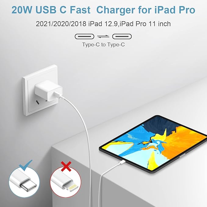 iPhone 17 16 15 Charger Fast Charging 3 Pack USB C Charger Block Type C Chargers 6FT Cord Wall Chargers Compatible with iPhone Air/17/17 Plus/17 Pro/17 Pro Max/16/16 Plus/16 Pro/16 Pro Max/15 Pro Max