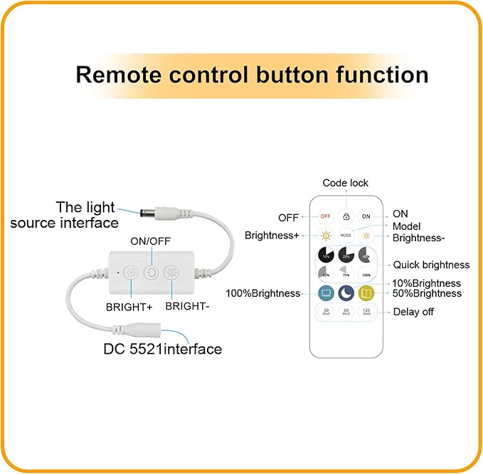 COB LED Strip Lights Warm White,24V Dimmable led Light Strip KIT with Remote and app Control,3000K 9.84FT/3m 8mm Wide Ra>90 Cuttable Flexible Strip Lights for Bedroom,TV Lights,Cabinet