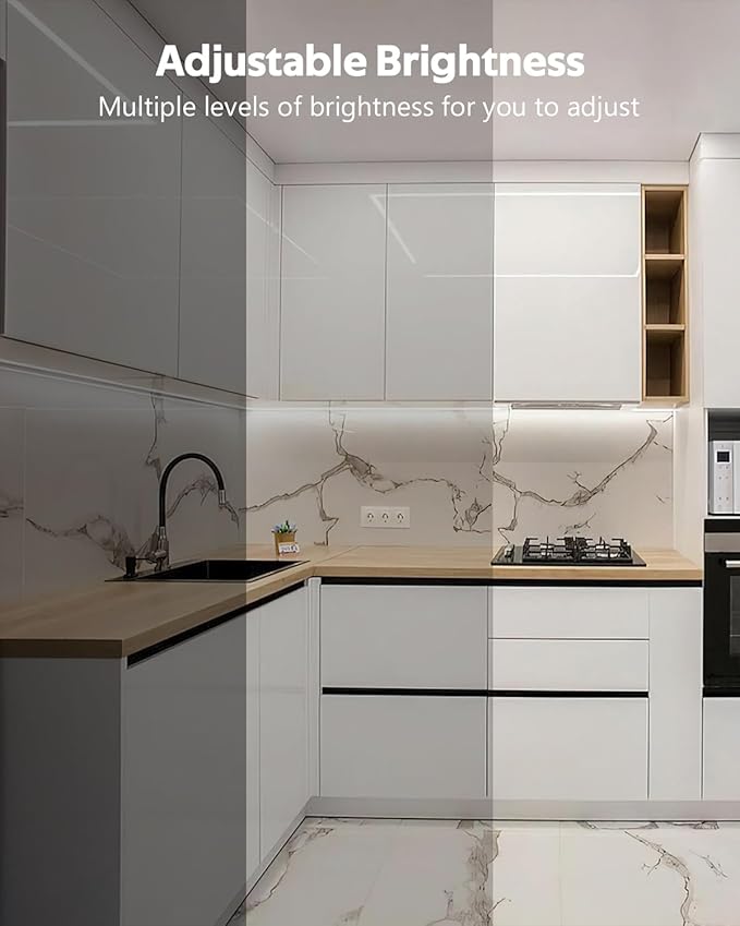 2M COB LED Rope Light Outdoor USB Powered 6.6FT 5V LED Light Strip with Dimmer Daylight White 6000K Dimmable 640LEDs/2M Waterproof IP67 Flexible LED Strip Light for Indoor Room TV Backlight