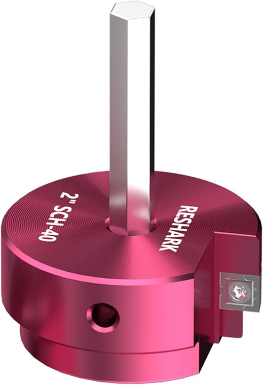 2 Inch PVC Pipe Reamer, PVC Fitsting Saver, Plastic Pipe Fitsting Reamer Socket Saver Plumbing Tool for Schedule 40 Fits Standard 1/2" Drill