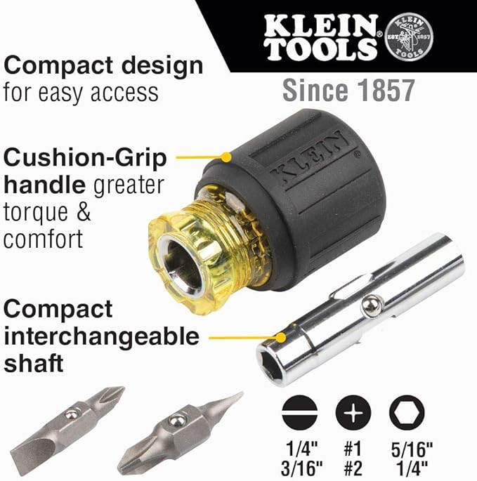 Klein Tools 80045 11-in-1 Magnetic Screwdriver Kit, 27-in-1 Precision Screwdriver, and Electronics Screwdrivers Bundle