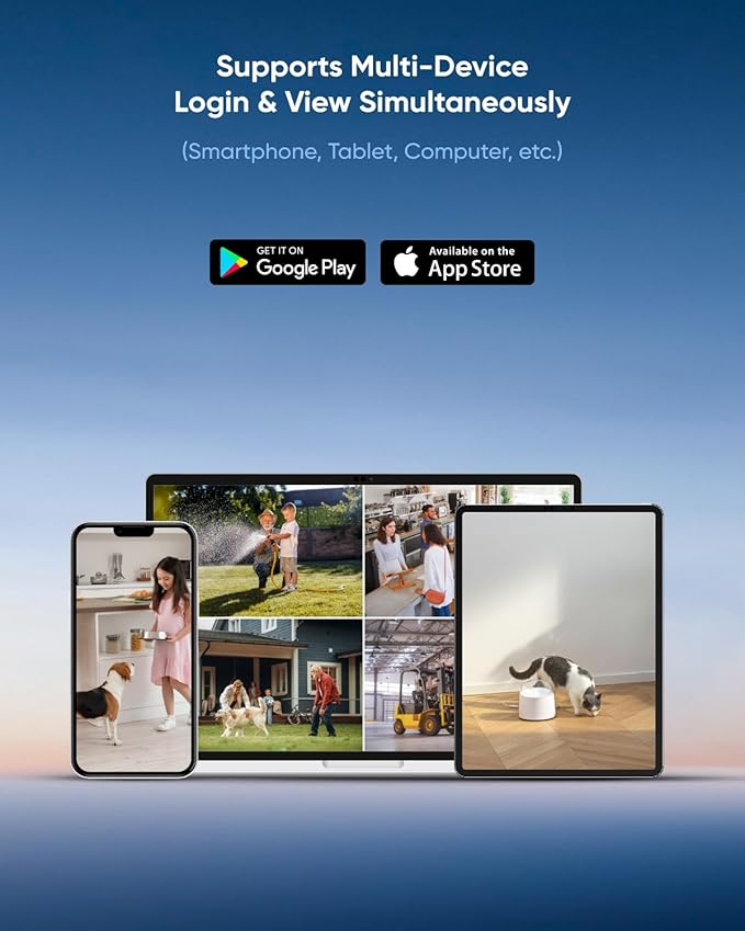 SANNCE 8CH 6MP Surveillance NVR System with 4PCS 2K 3MP HD Weatherproof Cameras with H.265 Video Compression, Smart IR LED, APP Push Alert, Remote Access (with 1TB HDD)