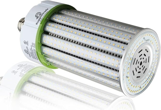 RuggedGrade Aries EV 200W LED Corn Bulb | 24,000 Lumens | 4000K | E39 Base | Indoor/Outdoor High Lumen Retrofit Lamp | Commercial Industrial Lighting | DLC 5.1 Premium