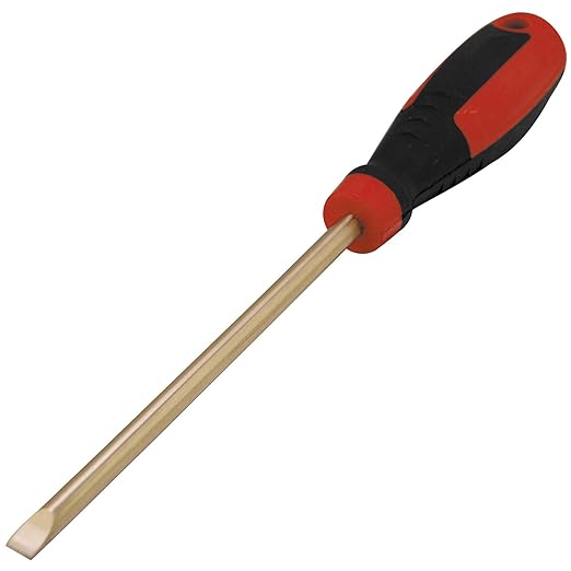 C.S. Unitec Screwdriver Flat Head Non-Sparking, Non-Magnetic, Corrosion Resistant 3/8"" x 8"" TUV Certified EX801-10SB"