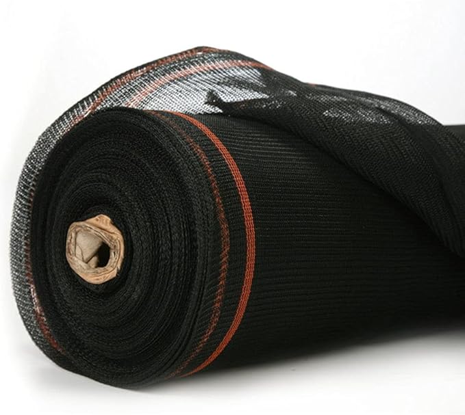 Safety Debris Construction Heavy Duty Netting (4' x 150', 1/16" Mesh, Black) - Fire Retardant, UV Treated for Scaffolding, Dust Control, Construction Barrier Fencing, Wind Block, and Site Protection