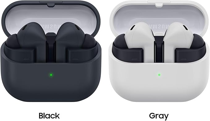 SAMSUNG Galaxy Buds 3 FE (2025) True Wireless Bluetooth Earbuds, Active Noise Cancellation, Powerful Sound, Clear Calls, Long Lasting Battery, Hands Free AI, Gray [US Version, 2 Year Warranty]