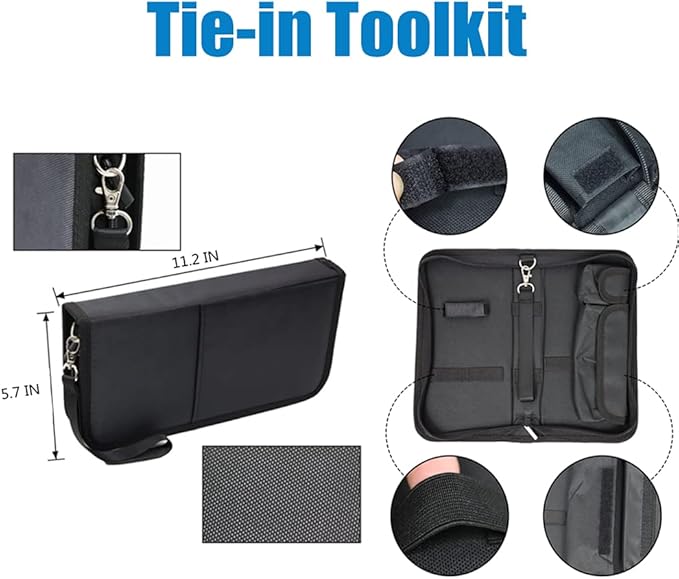 HKS Ratcheting Crimping Tool Set 11 PCS with Changeable Jaws for Dupont JST MOLEX - Open Barrel Terminals, Insulated & Non-Insulated Ferrules, Terminals & Butt Connectors,Solar & Coax Connectors