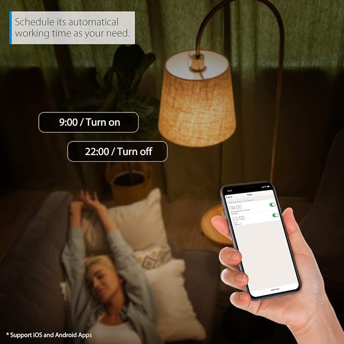 LVWIT Smart Light Bulb 2 Pack, A19 Smart LED, Work with Alexa, Smart Life App, Tuya App, 8.5W (60W Replacement), 2700K-6500K, E26 RGB Color Changing Bulb, No Hub Required