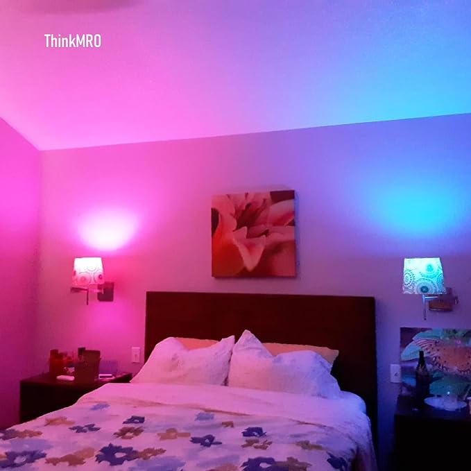 Color Changing LED Light Bulbs with Remote RGBW Bulb 10W (85W Equivalent),A19 E26/27,Lamp Replace,Warm White,Dimmable Memory Function,Ideal Lighting for Home Decoration,Bar Party (2 Pack)