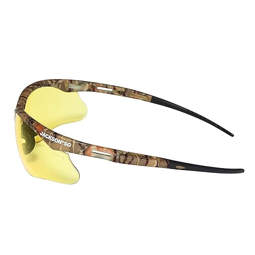 Jackson Safety SG Safety Glasses - Eye Protection for Men & Women - ANSI Z87.1 - Pack of 12 (Multiple Styles)