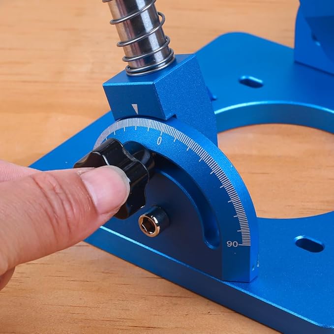 Portable Drill Guide, Angle Drill Jig for Straight Holes, Precision Press Adapter for Woodworking DIY