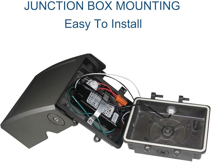 DAKASON (2 Pack) 30W LED Wall Pack, Dusk-to-Dawn Photocell, Adjustable Head, Full Cut-Off Security Light, 5000K 3300lm Replaces 100-150W HPS/HID IP65 Waterproof Outdoor Lighting Fixture, ETL Listed