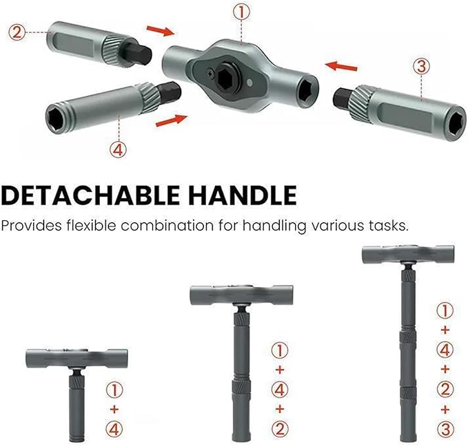 24-in-1 Ratchet Screwdriver Set, 2025 New Magnetic Precision Bits with Detachable Handle & Case, Multi-Purpose Mini Screwdriver Kit for DIY, Electronics, Watch & Home Repair (2)