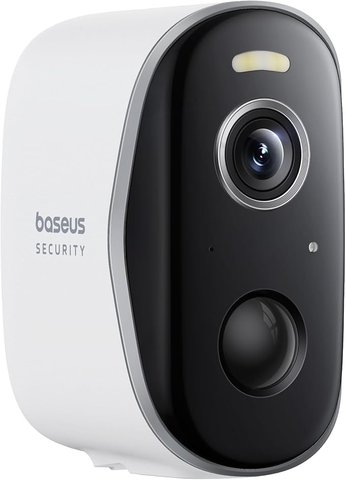 Baseus Wireless Outdoor N1 Add on Security Camera, Requires H1 HomeStation, 2K HD Clarity, 210-Day Battery Life, No Monthly Fee, 145° FOV, Color Night Vision and IP67