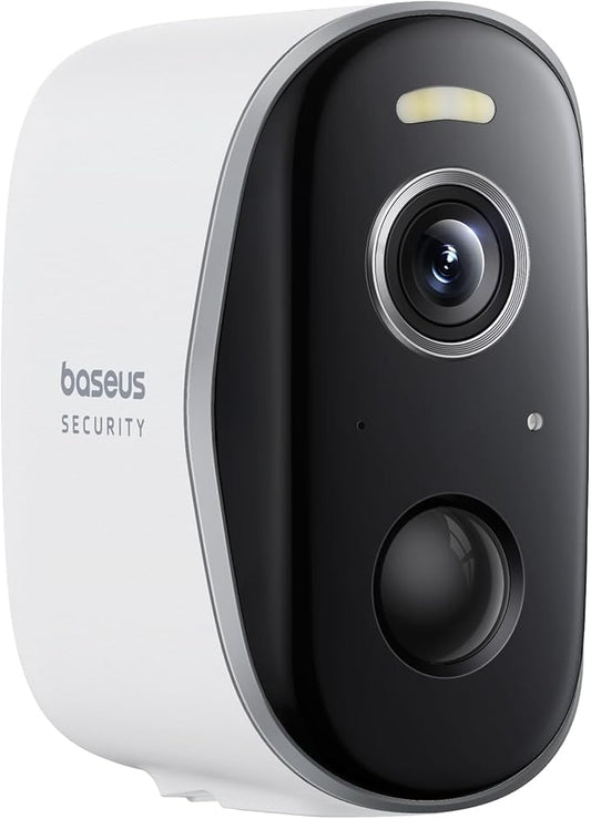 Baseus Wireless Outdoor N1 Add on Security Camera, Requires H1 HomeStation, 2K HD Clarity, 210-Day Battery Life, No Monthly Fee, 145° FOV, Color Night Vision and IP67