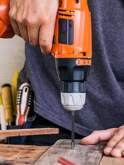 40Pcs Tile Drill Bit 6mm Alloy Drill Bits Full-Grinding Glass Marble Set Electric Screwdriver Bits Metal Hole Saw Drilling Tool for Tile Glass Mirror