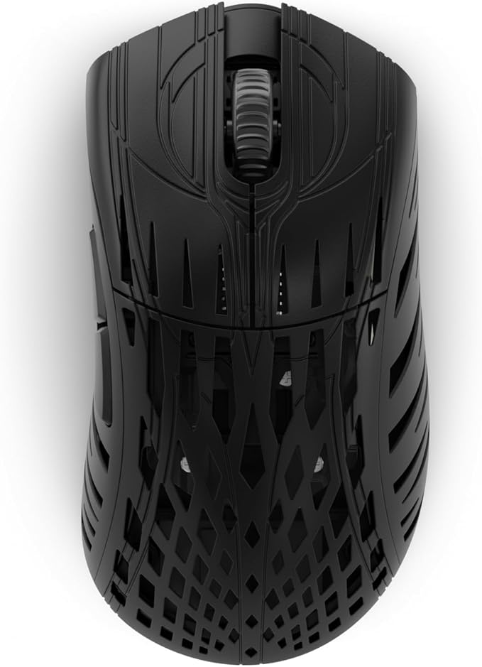 PWNAGE Stormbreaker Wireless Gaming Mouse – 49g Ultralight Magnesium, 8K Polling, Adjustable Sensor, PAW3395, 26K DPI, Ergonomic Shape, PTFE Skates, Pro FPS Mouse for PC – Black