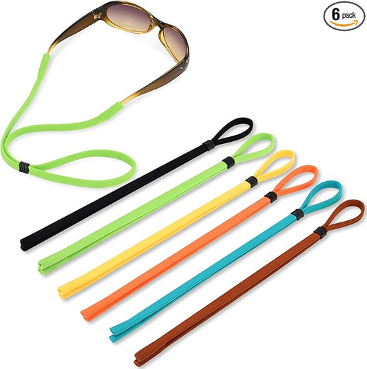 Glasses Strap for Women Eyeglass Cord for Kids Strap for Glasses Nice Colors Sunglass Lanyard Easy to Wear Colorful Young Girls Style Pack of 6