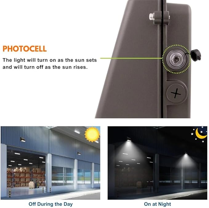 90W/63W/45W Full-Cutoff LED Wall Pack Lights, Selectable Wattage & CCT (5000K/4000K/3000K), LED Wall Light, Energy Efficient, Durable, Outdoor Commercial Wall Pack Light, 14,900LM