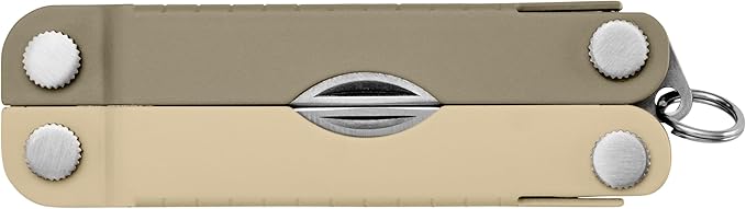 LEATHERMAN, Micra, Keychain Multi-tool with Grooming Tools, Mini Pocketknife for Everyday Carry (EDC), Hobbies & Outdoors, Built in the USA, Cappuccino