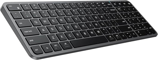 iClever BK20 Bluetooth Keyboard, with Numeric Keypad, Multi-Device Rechargeable and Stable Connection Compact Size Wireless Keyboard for MacBook, Laptop, iPad, Tablet, Windows