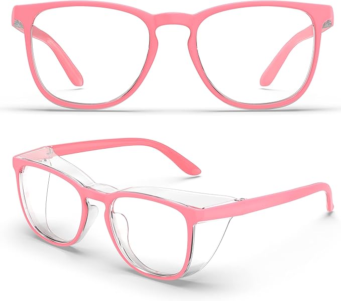 Stylish Safety Glasses, Clear Anti-Fog Anti-Scratch Protective Glasses For Men And Women