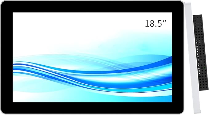 GreenTouch 18.5 Inch Desktop Wall Mountable Multi PCAP Touch Screen Monitor HDMI/VGA/DVI Interface 1366 * 768 Resolution Display