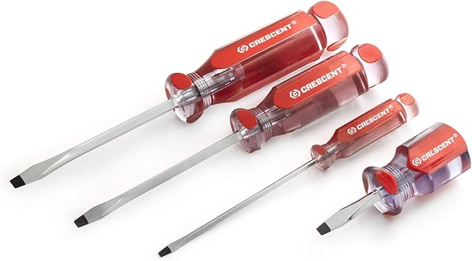 Crescent 4 Pc. Slotted Acetate Screwdriver Set - CS4PCS
