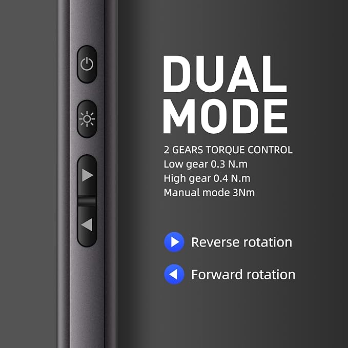 Electric Screwdriver Set, 2025 NEW 44 in 1 Mini Cordless Precision Screwdriver, Ultra-high Strength Steel Bits, 2 Speeds, Long Battery Life, Anti-slip Handle, LED Lighting, For Most Digital Products