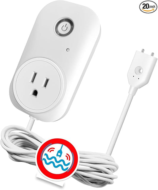 Smart Overflow Detection Sensor - Water Overflow Alarm with Real-Time Alerts for Home, Office & Basement Protection