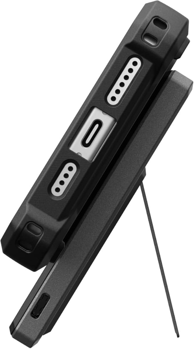 URBAN ARMOR GEAR UAG 5000mAh Power Bank SRGE 20W USB-C Slim Magnetic Wireless Portable Charger Fast Charging Battery Pack w/Kickstand Compatible with iPhone 16, Samsung Galaxy S25, Black/Grey