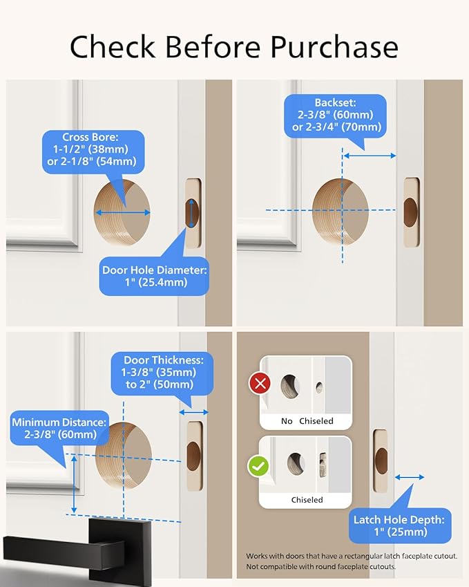 Philips Wi-Fi Door Lock, WiFi Smart Lock Keyless Entry Deadbolt for Front Door, Compatible with Alexa & Google Assistant, Remote Control, Built-in WiFi, APP Fingerprint Passcode Unlock, Auto Locking