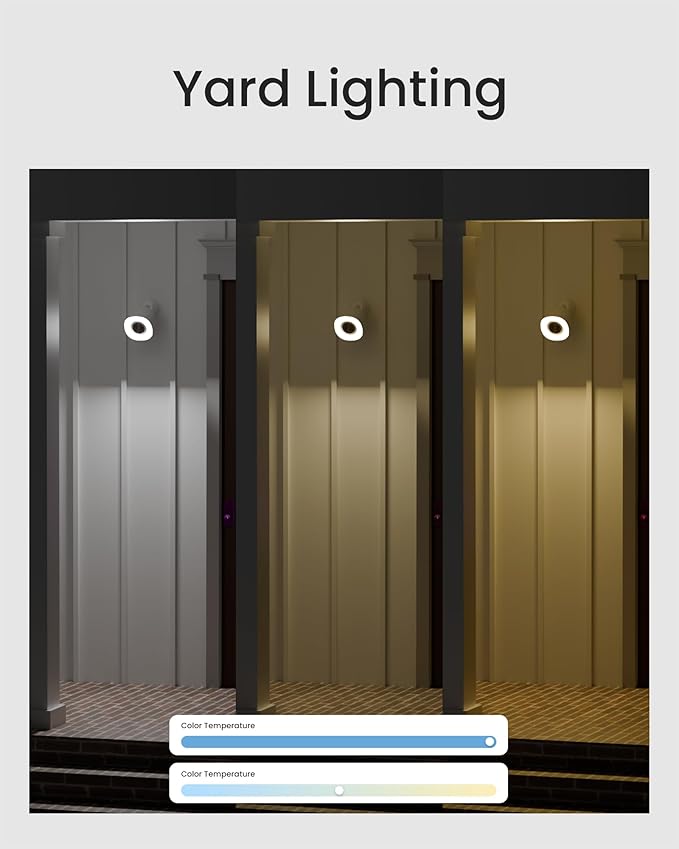 youkey Security Camera Outdoor, 2.5K QHD, 130° FOV, Color24 Enhanced Night Vision, Spotlights with Adjustable Tone, AI Human/Pet/Vehicle Detection, No Monthly Fees