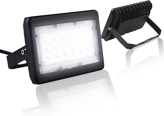 RuggedGrade 90W LED Flood Light | Kivo II CS Series | 13,050 Lumens | Color Selectable 3000K/4000K/5000K | Outdoor Waterproof Security Light | Flood Mount | DLC 5.1 Premium